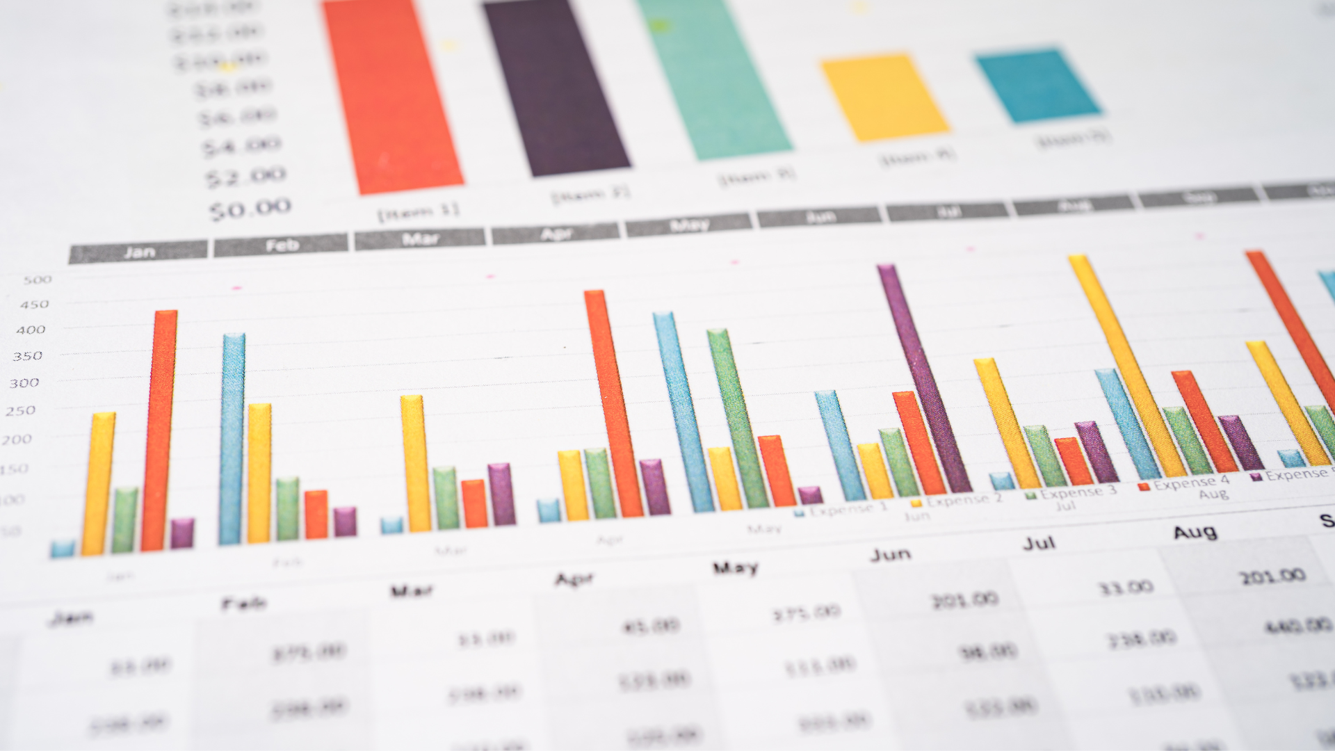 Gambar sajian data dalam bentuk tabel dalam Microsoft Excel