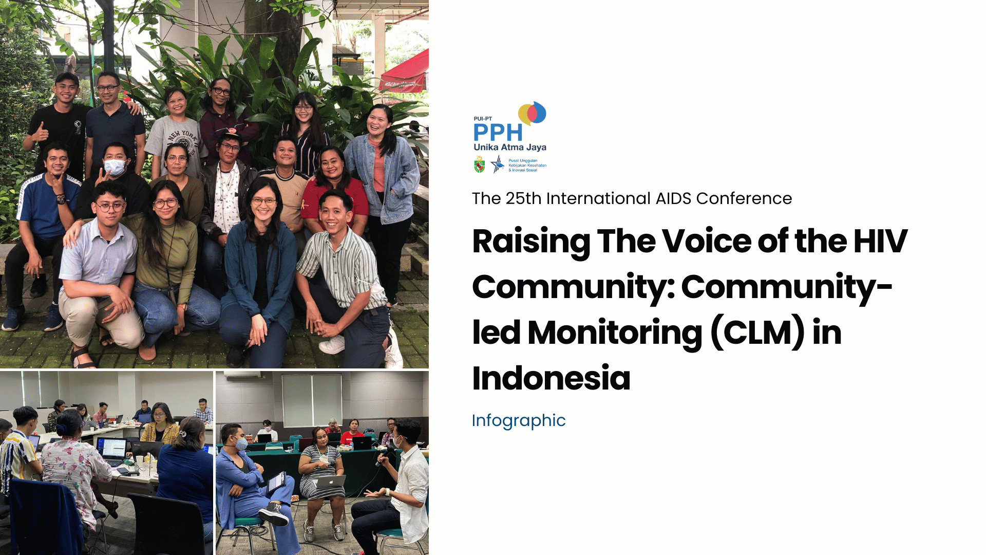 Raising The Voice of the HIV Community: Community-led Monitoring (CLM) in Indonesia by Made Diah Negara. Presented on the 25th International AIDS Conference.