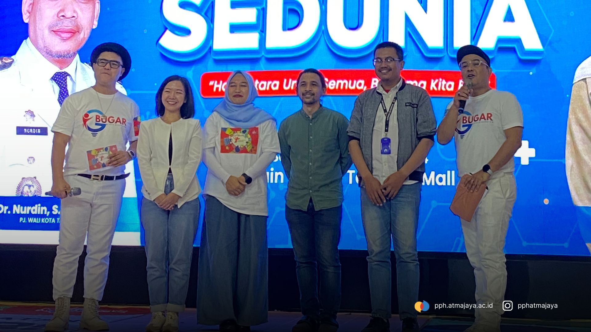Gracia bersama Dinas Kesehatan Kota Tangerang pada Hari AIDS Sedunia 2024