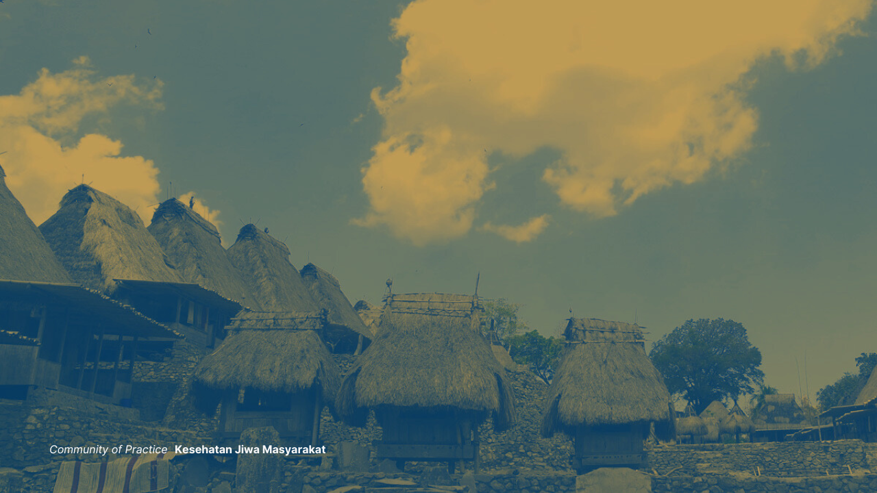 Foto rumah tradisional Nusa Tenggara Timur sebagai ilustrasi untuk diskusi Penanganan Gangguan Kesehatan Jiwa di Kab. Ngada, NTT